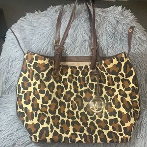 Michael Kors leopard print bag